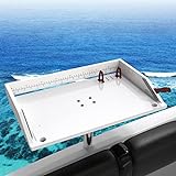 osemar Boat Bait Table with Rod Holder Bait Cutting Board for Boat