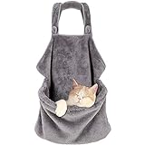 Creation Core Pet Carrier Bag Small Dog Cat Sling Accompany Carrier Bag Hands-Free Shoulder Carry Soft Breathable Cotton Pet Apron Indoors