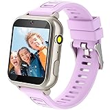 Kids Smart Watches Girls Gift for Girls Age 6-12, 24 Puzzle Games HD Touch Screen Kids Watch with Video Camera Music Player Pedometer Flashlight 12/24 hr Toys for 7 8 9 10 11 12 Year Old Girls Boys