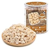 Dancing Tail Freeze Dried Raw Cat and Dog Treats, Healthy Limited Ingredient Chicken Cube Weight Control Traing Treats for Small Dogs Cats 5 Ounce