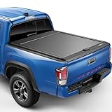 Flowkottu Retractable Hard Tonneau Cover Fits 2005-2024 Toyota Tacoma 5 Ft Truck Bed (60'-61') w/OE Track System