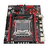 X99 LGA 2011 V3 Gaming Motherboard,Micro ATX Motherboard with RTL8111G Gigabit LAN Card 4 Channel DDR4 Dual M.2 Slots