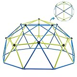 papababe Dome Climber Jungle Gym Geodesic Climbing Dome for Over 3 Years Old Kids Outdoor Toys with Rust and UV Resistant Steel Frame, Playground Dome with Much Easier Assembly, Supports 800lbs (10FT)