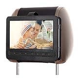 ZugGear Car Headrest Mount Holder Strap Case for Swivel and Flip Style Portable DVD Player - 10 Inch to 10.5 Inch Screen