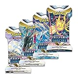 8 Packs Pokemon TCG: Sword & Shield Silver Tempest Booster Pack - 10 Cards