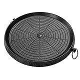 Korean Style BBQ Grill Pan with Maifan Coated Surface Non-stick Smokeless Barbecue Plate for Indoor Outdoor Grilling