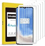 [4-Pack] SPARIN Screen Protector Compatible with OnePlus 7T, Tempered Glass Screen Protector with Alignment Frame / High Definition / Scratch Resistance