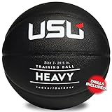 USU Weighted Heavy Training Basketball 3 lb | Size 7-29.5 (High School + Adult Men) | Highly Durable