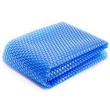 Spa Depot Thermo-Float 16-mil 8ft x 8ft Hot Tub Bubble Cover Floating Spa Blanket - trimmable Heavy-Duty Insulating Solar Heating