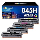 GPC Image Compatible Toner Cartridge Replacement for Canon 045 Toner Cartridges 045h CRG-045H for Color ImageCLASS MF634Cdw MF632Cdw LBP612Cdw LBP613Cdw MF632 MF634 Series Printer Tray(4-Pack)