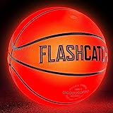 Light Up Basketball - Glow in the Dark Basket Ball | NO 7 | Sports Gear Gifts for Boys & Girls 8-15+ Year Old | Kids, Teens Gift Ideas | Cool Boy Toys Ages 8 9 10 11 12 13 14 15 Glowing Night Activity