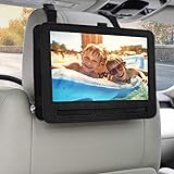 Car Headrest Mount Holder Strap Case for Swivel & Flip Style Portable DVD Player --Suitable for 10 Inch to 10.5 Inch Screen