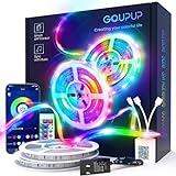 GUPUP 100 FT LED Strip Lights,Rope Lights,Bluetooth APP Control,Color Changing Light Strip,Lights sync with Music,para cuarto,LED Lights for Bedroom