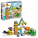 LEGO DUPLO Town Bulldozer Construction Vehicle Toy Set 10990, Early Development and Activity Toys, Big Bricks for Small Hands, Pretend Play Learning Toy, Gift for Toddlers Boys Girls Age 2+ Years Old