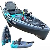 9.5ft Modular Fishing Kayak | Super Lightweight, 400lbs Capacity | Easy to Store - Easy to Carry | Beats Inflatables | No roof Racks - no Wall Racks | Adults Youths Kids | Sit on top