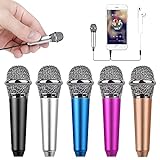 Uniwit Mini Portable Vocal/Instrument Microphone for Mobile Phone Laptop Notebook Apple iPhone Sumsung Android with Holder Clip - Silver