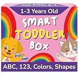 TOYVENTIVE Books, Toddler Flash Cards, and Puzzles – Educational Toys and Birthday Gifts for 1, 2, 3 Year Old Girl, Preschool Learning Activities and Games, Colors, Shapes, Letters, Numbers