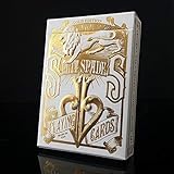 Split Spades Playing Cards: Gold MetalLuxe Edition