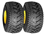 Turf Traction 20x8.00-8 Rear Tire Assembly Replacements for John Deere Riding Mowers, Set of 2