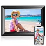 Frameo 10.1' WiFi Digital Picture Frame, Smart Digital Photo Frame with 16GB Storage, 1280x800 IPS HD Touch Screen, Auto-Rotate, Easy Setup to Share Photos or Videos Remotely via App from Anywhere