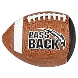 Passback Junior Composite Football, Ages 9-13, Youth Training Football, (Ships Deflated)