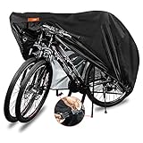 Indeed BUY Bike Cover for 1, 2 or 3 Bikes Waterproof Bicycle Cover Outdoor Bike Storage Covers XL XXL 420D Heavy Duty Rain Sun UV Wind Proof for Mountain Road Electric Bike etc