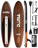 DAMA Inflatable Stand Up Paddle Board 11‘6“*34”*6 Wide Sup W/Accessories | Pump, Lightweight 4 pcs Kayak Paddle Floating, Fishing Board，Surfing Board