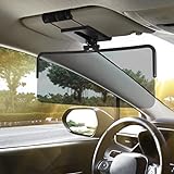 SAILEAD Sun Visor for Car - Polarized, Universal Car Visor Extender Sun Blocker - Protects from Sun Glare, Snow Blindness and UV Rays