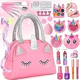 Kids Makeup Kit for Girl, Girls Real Washable Makeup Set Toys for Little Princess Play Make Up Gift Toy for Kid Girls Children Ages 4 5 6 7 8 9 10 Years Old Girls Birthday Gifts
