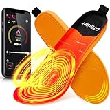 GTBriter Heated Insoles for Men Women APP Control 3500 mAh Rechargeable Heated Shoe Insoles Up to 13 Hours Heating Insoles Foot Warmer for Hunting Outdoor Work Hiking Camping-L