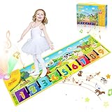 RONIPIC Musical Piano Mat,Upgraded Floor Dance Toys Child Floor Keyboard Touch Play Blanket Dance Mat,Musical Mat Early Educational Toys Gifts with 27 Music Sounds for 2/3/4/5/6 Toddlers