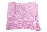 Girls Super Soft 100% Cashmere Baby Blanket - 'Baby Pink' - Hand Made in Scotland by Love Cashmere