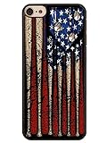 iPod Touch 6 Case,Slim Anti-Scratch Shockproof Hard Plastic Protective Cover for Apple iPod Touch 6, American Flag Baseball