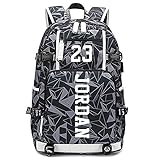 Basketball Player Star J-ordan Luminous Backpack Travel Student Backpack Fans Bookbag for Men Women (Style 4)