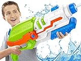 LUDILO Water Gun for Adults, 2100CC Super Big Squirt Gun Water Soaker Blaster Long Range Water Shooter Squirter High Capacity Water Toys for Kids Teens Adults Swimming Pool Toys for Backyard Outdoor