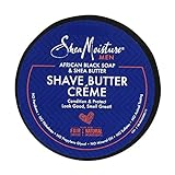 SheaMoisture African Black Soap Men's Shave Butter Creme, 6 Ounce