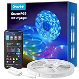 Govee Smart LED Strip Lights, 16.4ft WiFi LED Strip Lighting Work with Alexa and Google Assistant, 16 Million Colors with App Control and Music Sync LED Lights for Bedroom, Easter Decorations