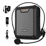 Portable Voice Amplifier 25W Rechargeable Speaker with Microphone Wired Headset Waterproof IPX6 Bluetooth 5.0 Personal Voice Enhancer for Teachers, Training, Meeting, Outdoor, Beach, etc M900