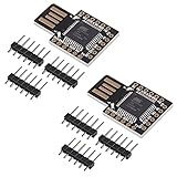 AITRIP 2PCS for Beetle Virtual Keyboard USB Pro Micro Atmega32U4-AU Module Mini Development Expansion Board for Arduino Leonardo R3 DC 5V I2C