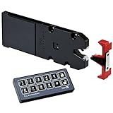 StealthLock Keyless Cabinet Lock System SL-100 – Easy to Use Battery Operated Door Lock with Code- One Transmitter, Unlimited Devices in 15’ Radius- Ideal as Child Locks for Cabinets & Doors
