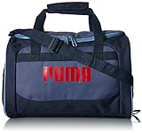 PUMA unisex child Evercat Transformation duffel bags, Navy/Red, One Size US