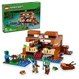 LEGO Minecraft The Frog House Building Toy for Kids, Minecraft Toy Featuring Animals, a Toy Boat and Minecraft Mob Figures, Gaming Gift for Girls and Boys Ages 8 and Up, 21256