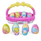 Hatchimals CollEGGtibles, Spring Toy Basket with 5 and 3 Pets, Kids Toys for Girls Ages 5 and up