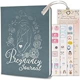 Pregnancy Journal Memory Book - Timeless Pregnancy Journals for First Time Moms - Keepsake Pregnancy Book - Beautiful Gender-Neutral Baby Journal & Baby Scrapbook Expecting Mom Gift (Lullaby Blue)
