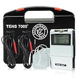 TENS 7000 Digital TENS Unit with Accessories - TENS Unit Muscle Stimulator for Back Pain Relief, Shoulder Pain Relief, Neck Pain, Sciatica Pain Relief, Nerve Pain Relief