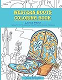 Western Boots Coloring Book: Unique hand-drawn cowboy boots designs I Whimsical and beautifully illustrated with authentic western details | Creative and relaxing activity book (World of Shoes)