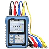 Upgraded 4-20mA 0-24V Current Signal Generator, Riiai Current Voltage Adjustable Analog Simulator, Real-time Curve, Multiple Signal Types, 3000ma-h USB Rechargeable, Preset Value, for PLC Testing
