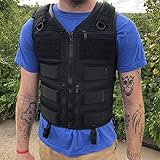 Atlas 46 AIMS Saratoga Vest Universal Chest Rig, Standard, Black | Hand Crafted in the USA