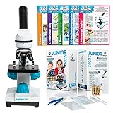 Omano Juniorscope Microscope for Kids – Microscope Kit for Kids 8-12 for Science Microscope Experiments – Kids Microscope Kit That Encourage STEM Exploration – Beginner Microscope for Kids 8-12