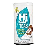 The Republic of Tea - HiCAF Toasted Coconut Black Tea Tin, 50 Tea Bags, Gourmet Tea | Caffeinated